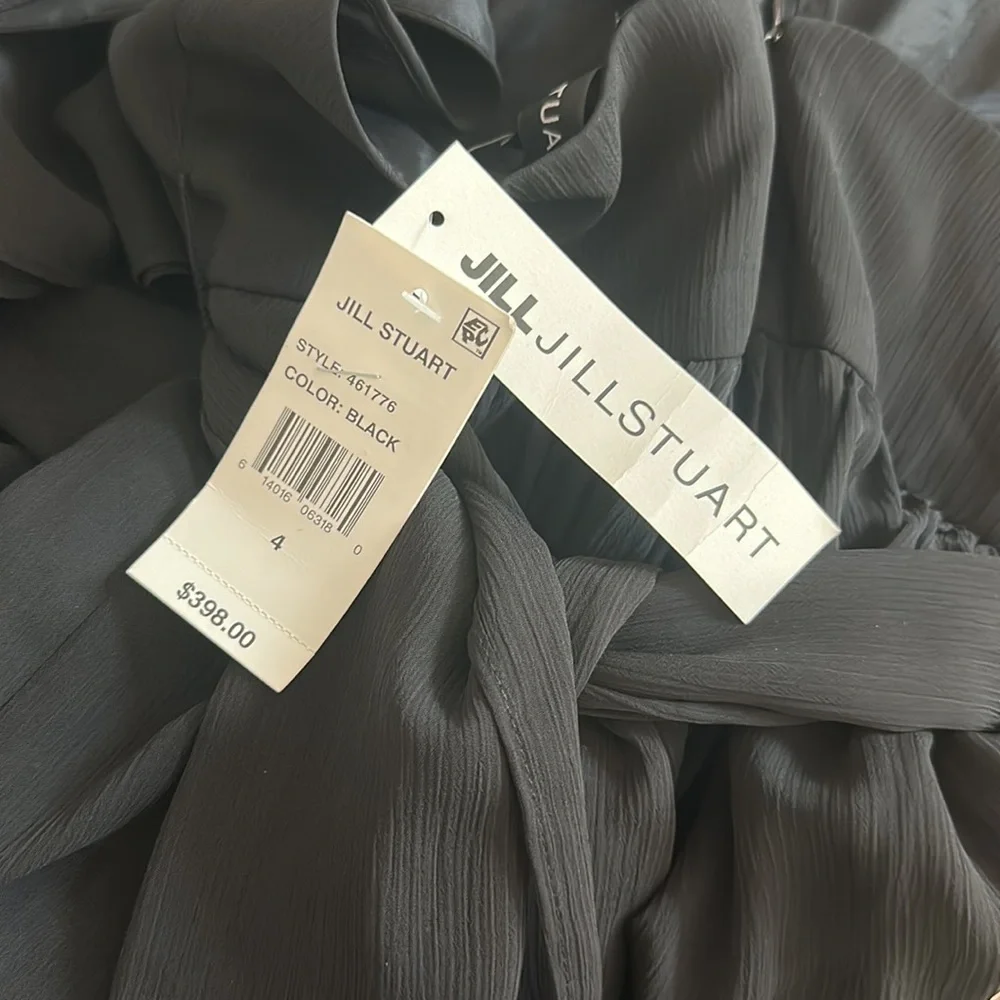 Jill Jill Stuart Ruffle Chiffon Gown MSRP $398 - Picture 12 of 13